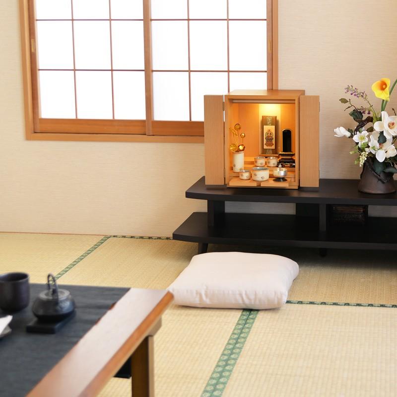【限定セール】仏壇 国産 コンパクト 日本製 ミニ「214500円→69800円」モダン ナチュラル 北欧 おしゃれ 15号 お仏壇 小さい 半額越え コールメープル_12