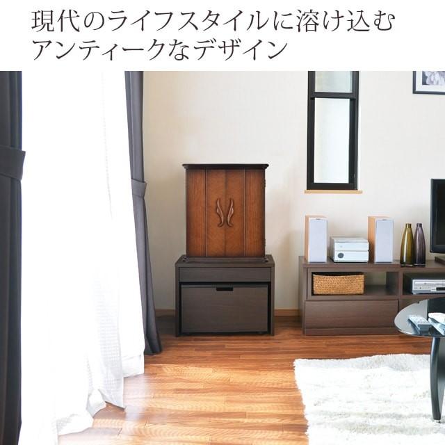【九州限定価格】2P コンパクトデザイン モダン 140cm 応接室にも ゲキヤス仏壇店 【限定セール】国産仏壇 コンパクト ミニ「限定価格