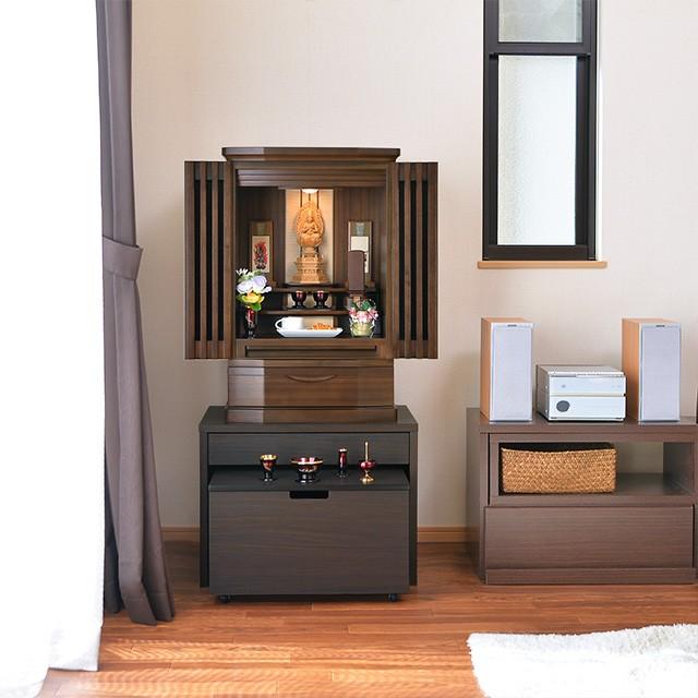 仏壇下台 楽天市場】仏壇下台 幅56cm 仏壇 台 前面スライド式 お供え 置き台