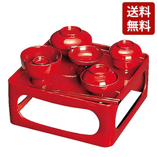 木製 仏膳椀 樹脂製椀付 総朱 5.0寸 〜7.0寸 おしゃれ かわいい コンパクト 仏壇 仏具 神具 激安仏壇店