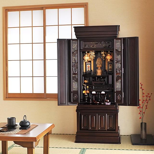 唐木仏壇　家具タイプ　性根抜き済 ゲキヤス仏壇店 【限定セール】唐木仏壇「半額越え」 仏壇 モダン 床