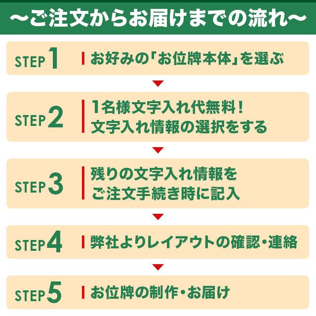 33,550円→7,830円 位牌 名入れ1名様無料 お位牌「塗位牌 面金 京中台 2.5寸〜8寸」モダン おしゃれ ks 仏壇 小物|butsudan-kan|03