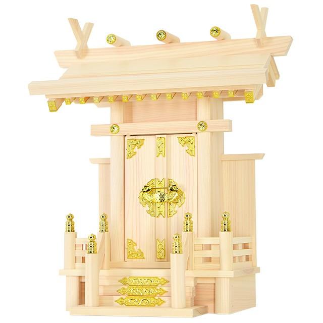 ゲキヤス仏壇店 神棚 一社 中神明 大神明 ひのき 檜 東濃桧 国産 日本