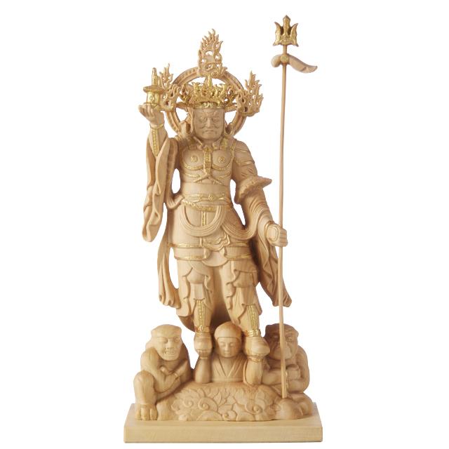 ♥骨董品 木彫り 仏像 木箱付き 仏様 仏具 仏壇 彫刻 ♥骨董品 木彫り