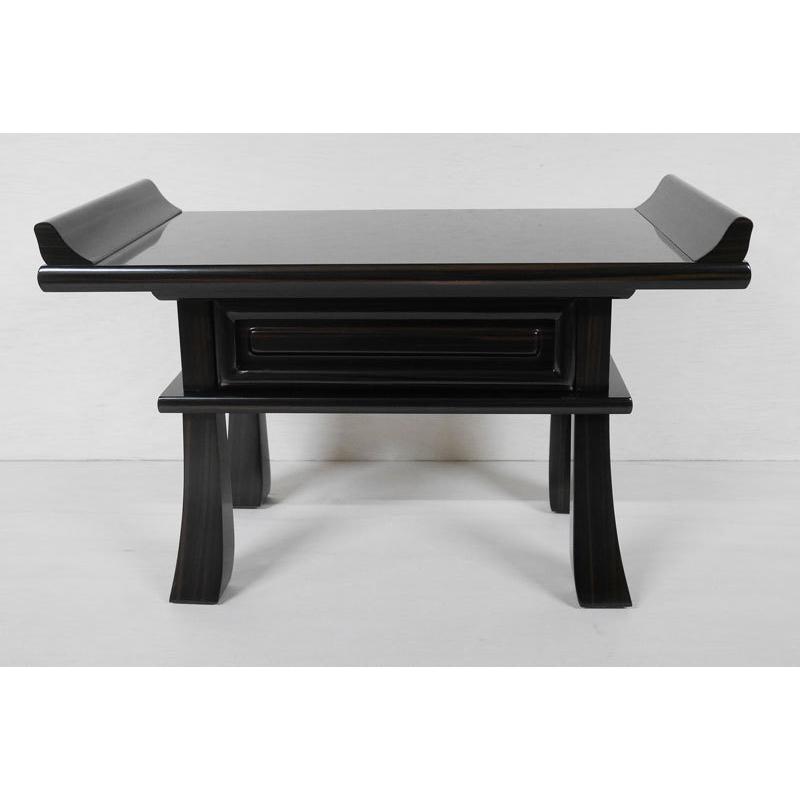 経机:黒檀調 ZZ 14号 16号 18号 20号】 黒丹調 18号 高級御経机 新品・未使用