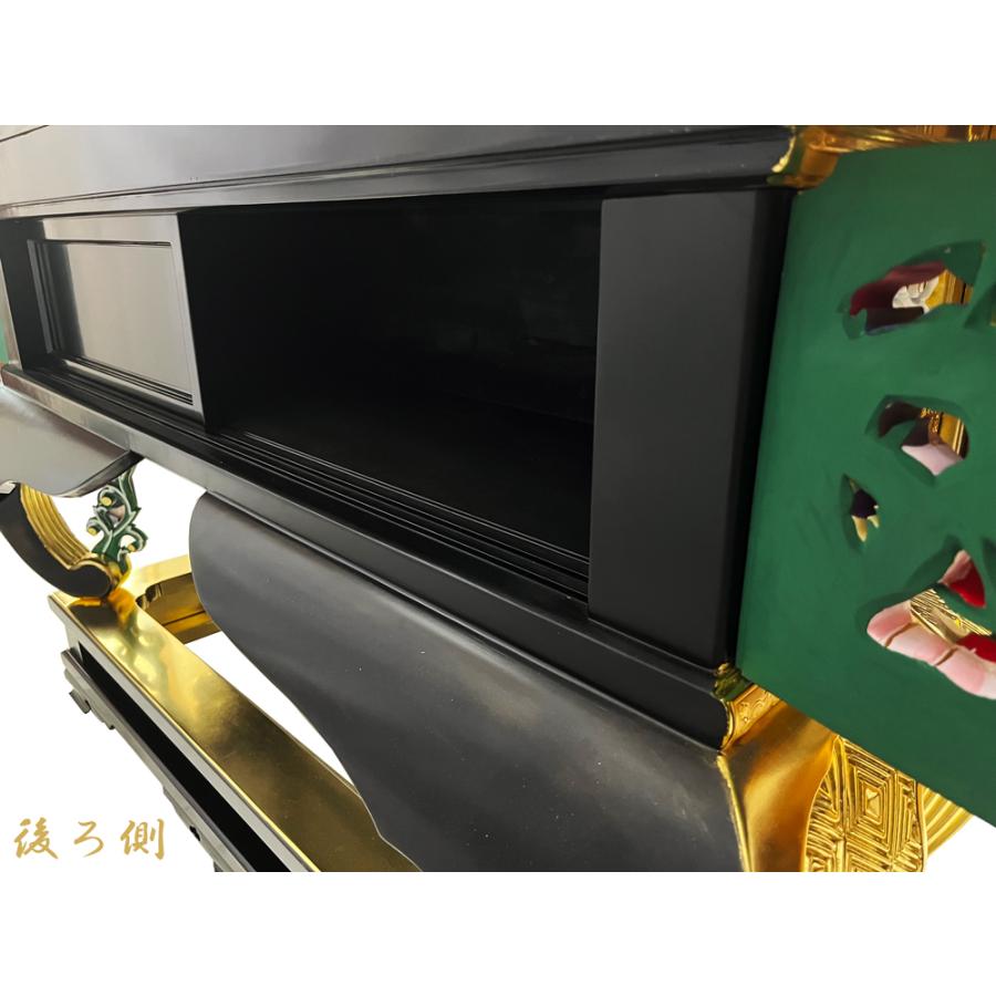 寺院 仏具 六鳥型前卓 5.0尺 寺院用 本願寺派 西 寺院仏具 木製 純金箔