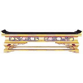 仏具 寺院用 (本願寺派 西) 余間卓 経机 机 彫物入 3.5尺 : 仏壇職人