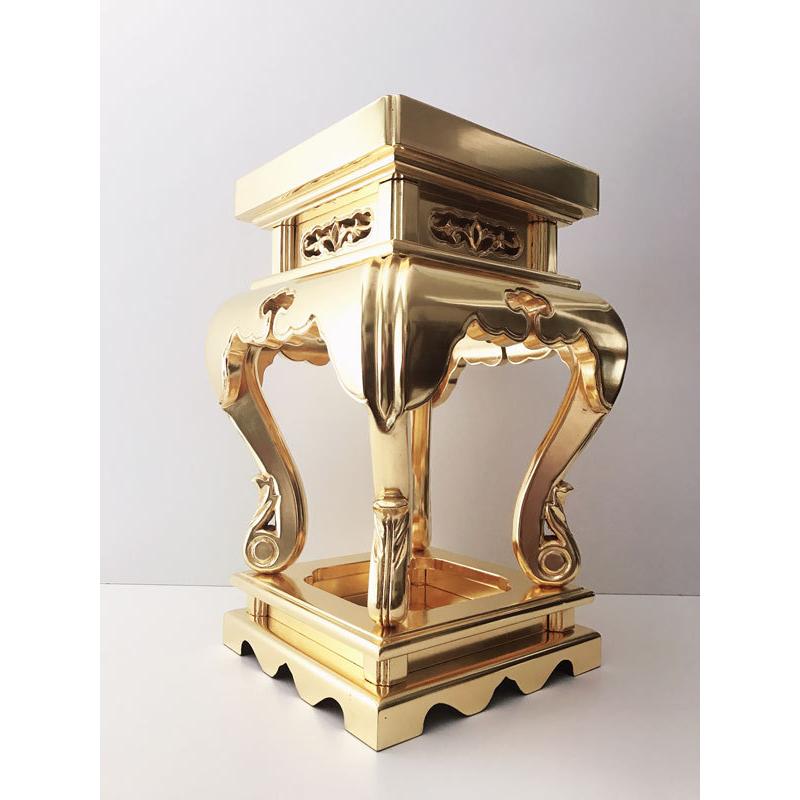 仏具 寺院用 (本願寺派 西) 寺院仏具 中央卓 経机 机 1尺4寸 対 (香卓