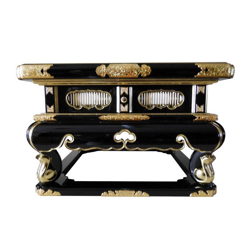 仏具 寺院用 (本願寺派 西) 外陣焼香卓 経机 机 1尺6寸 : 仏壇職人 関