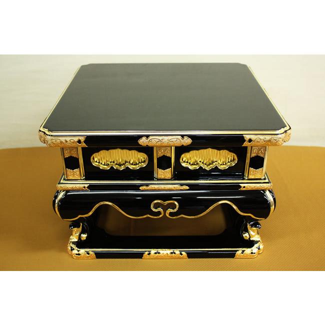 仏具 寺院用 (本願寺派 西) 外陣焼香卓 経机 机 1尺6寸 : 仏壇職人 関