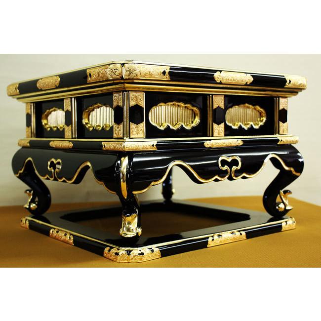 仏具 寺院用 (本願寺派 西) 外陣焼香卓 経机 机 2尺 : 仏壇職人 関工作