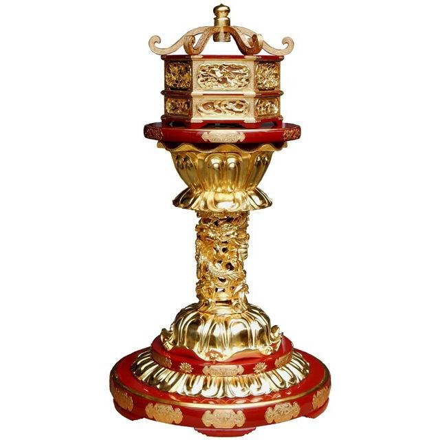 仏具 寺院用 本願寺派 西 常香盤 六鳥型 3尺