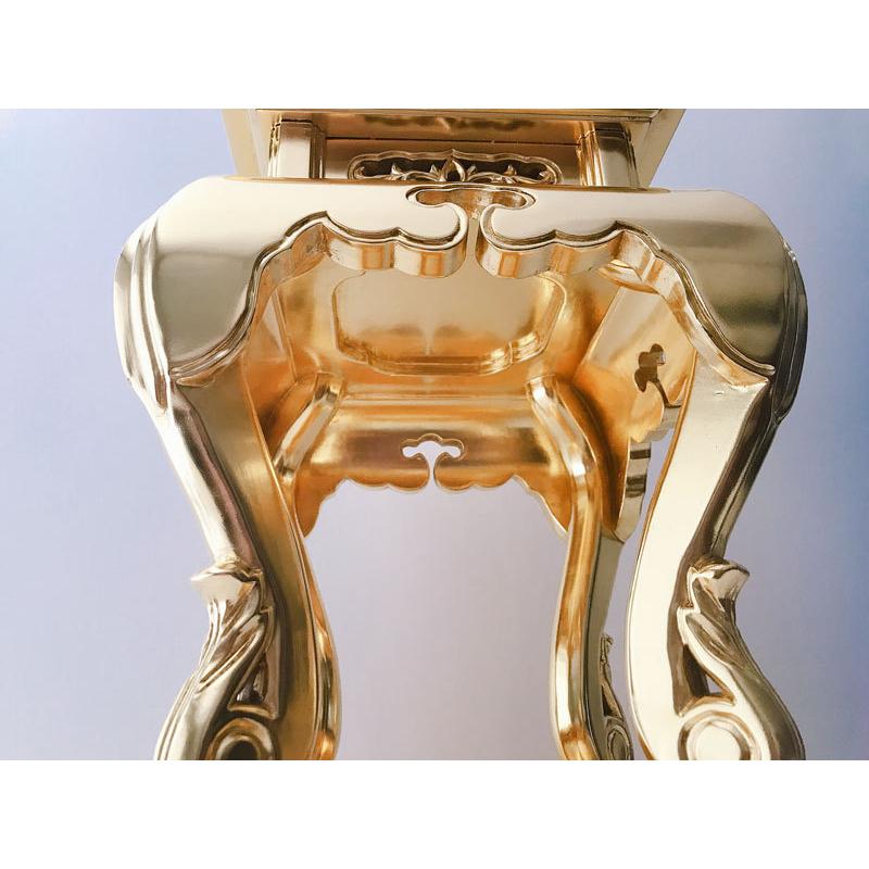 渡来古代様式 寺院仏具 O0905F 江戸期金銅製双耳花器 渡来古代様式