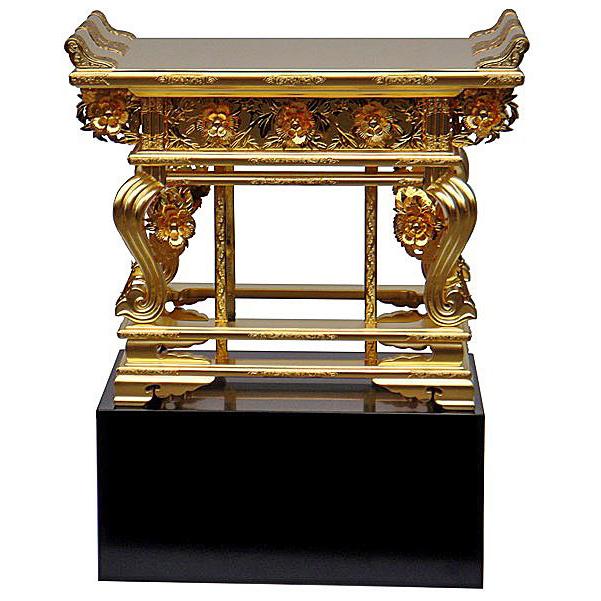仏具 寺院用 (真宗大谷派 東) 御賛卓 (上人卓) 台付