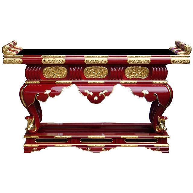 仏具 寺院用 各宗派 須弥型前机 三間 5尺 机 : 仏壇職人 関工作所