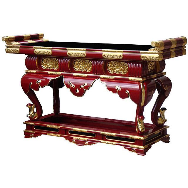 仏具 寺院用 各宗派 須弥型前机 三間 6.0尺 机