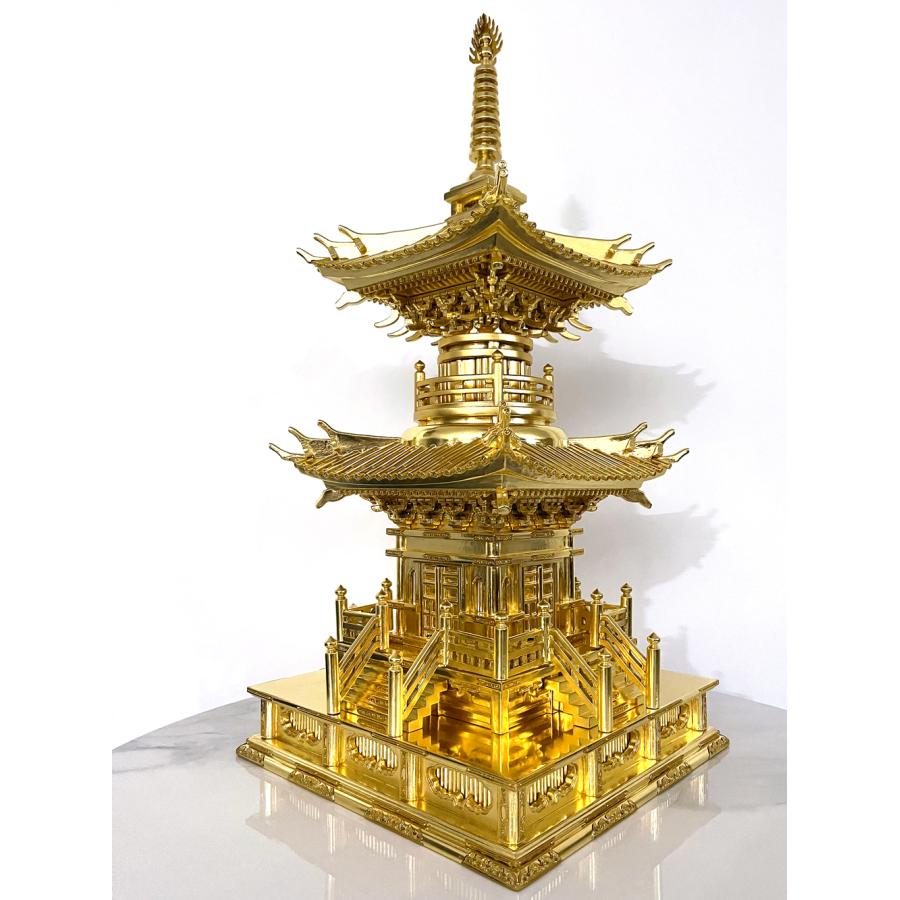 寺院 多宝塔 1尺1寸 木製 寺院仏具 各宗派 : 仏壇職人 関工作所 寺院 多宝塔 1尺1寸 木製 寺院仏具 各宗派 : 仏壇職人 関工作所