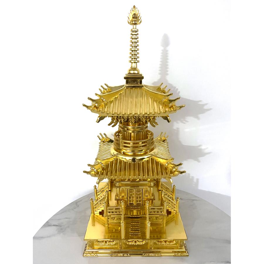 寺院 多宝塔 1尺1寸 木製 寺院仏具 各宗派 : 仏壇職人 関工作所 寺院 多宝塔 1尺1寸 木製 寺院仏具 各宗派 : 仏壇職人 関工作所
