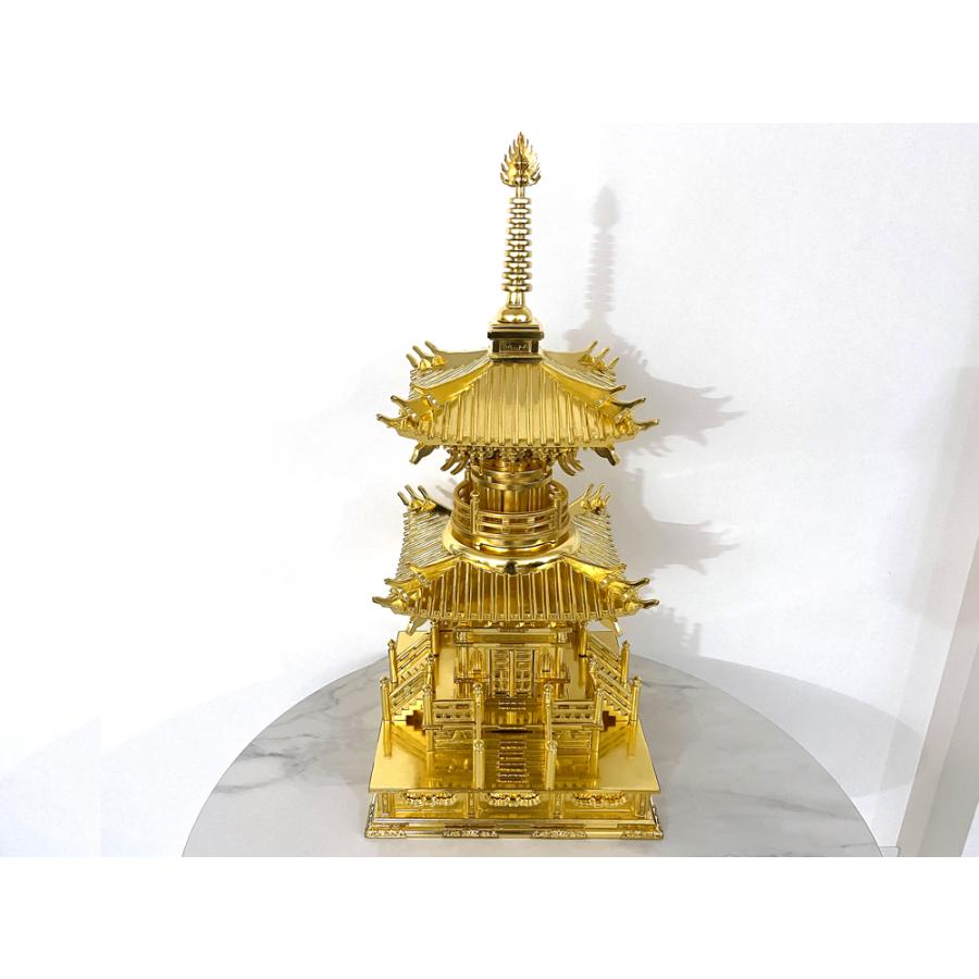 寺院 多宝塔 1尺1寸 木製 寺院仏具 各宗派 : 仏壇職人 関工作所 寺院 多宝塔 1尺1寸 木製 寺院仏具 各宗派 : 仏壇職人 関工作所