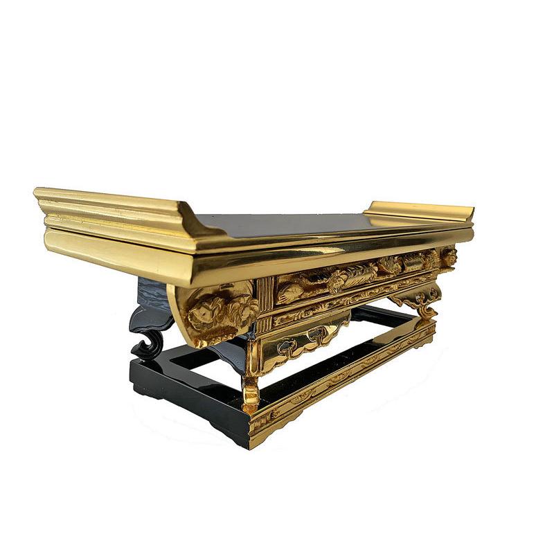 仏具 経机 卓 机 純黒 前机　工芸美術 仏具 経机 卓 机 純黒 前机 工芸美術（仏具 経机 卓 机 純黒 前