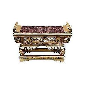 仏具 演台 机 卓 浄土真宗本願寺派 西 三段裏金 和讃卓 金虫 6.0寸 金 冠婚葬祭、宗教用品-キッチン、日用品、文具