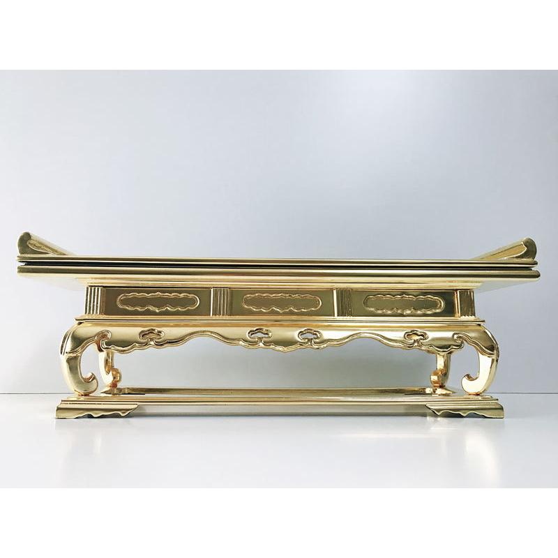 仏具 経机 卓 机 純黒 前机　工芸美術 楽天市場】橋本達之助工芸 仏具 経机 お供え机 大 20号 幅60