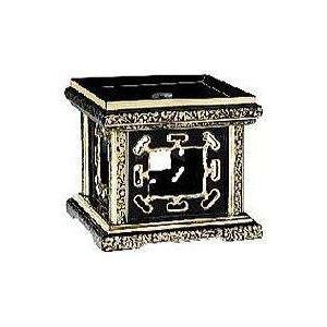 真宗大谷派 東 仏具 おりん 台 八ッ猪目輪台 りん台 蒔絵入 金具なし 3.0寸