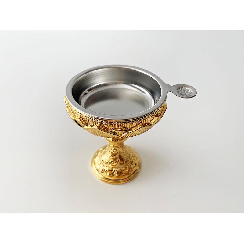 仏具 蓮仏器 金メッキ 口径42mm #12 仏飯 真宗大谷派 東 浄土真宗