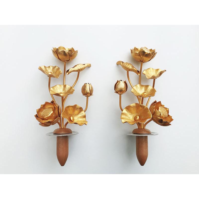 仏具 常花 軽合金製 4号 1対 7本立 消金色 浄土宗 禅宗 日蓮宗 天台宗 臨済宗 真言宗 各宗派 仏壇職人 関工作所 通販 Yahoo ショッピング