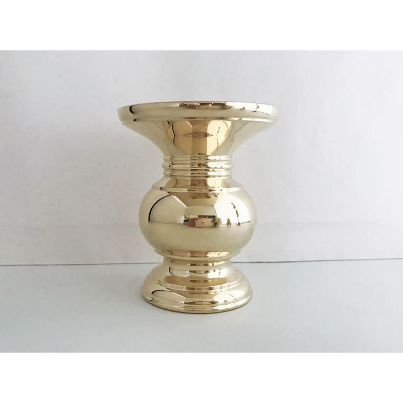 セール真宗大谷派 東 仏具 三具足 3.0寸 磨き 丸型鶴付 仏具セット