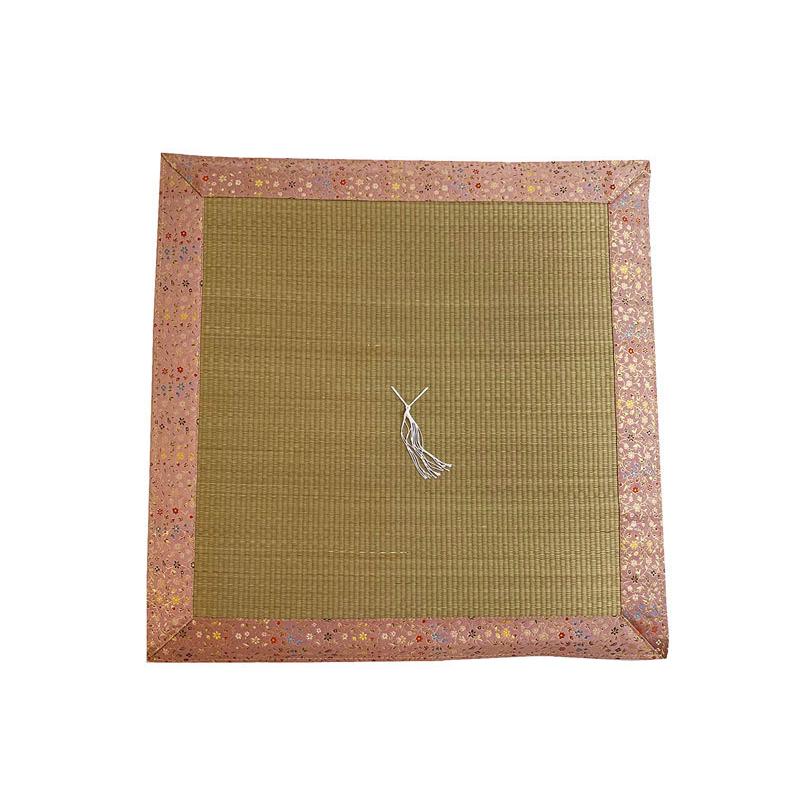 仏具 い草 仏前座布団 夏用 イ草 イグサ ピンク 坊さん 座布団