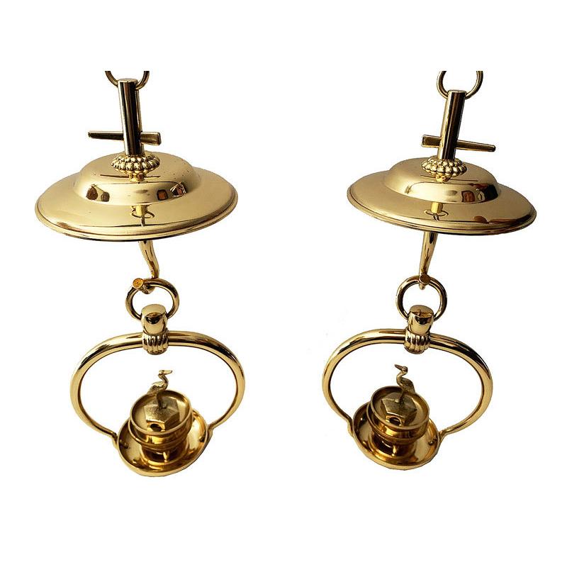 仏具 本山輪灯 永鍵 吊巾 3.0寸 フッ素 輪灯 真宗大谷派 東_1