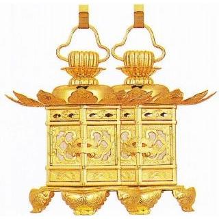 仏具 六角型吊灯籠 神前灯篭 1.5寸 (灯籠 灯呂) : 仏壇職人 関工作所