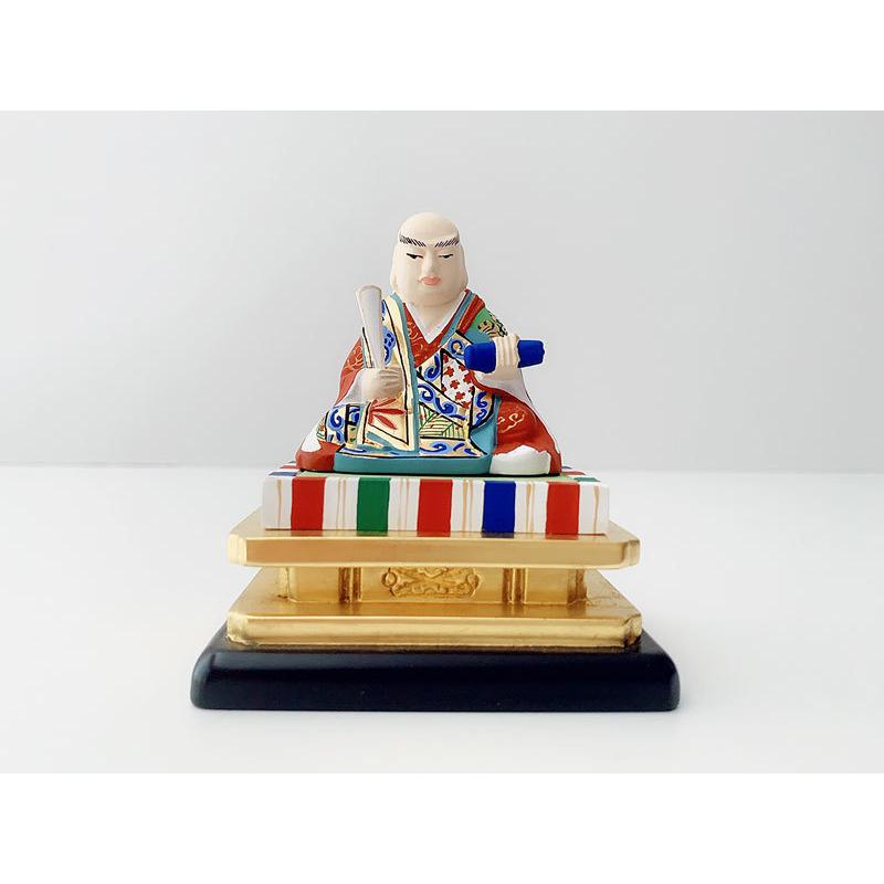 仏像 日蓮上人 彩色 2.5寸 仏具 木製 日蓮宗
