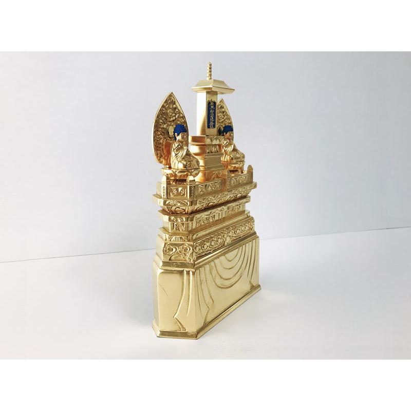 仏像 三宝尊 日蓮宗 純金箔 0.8寸 仏具 : 仏壇職人 関工作所 - 通販