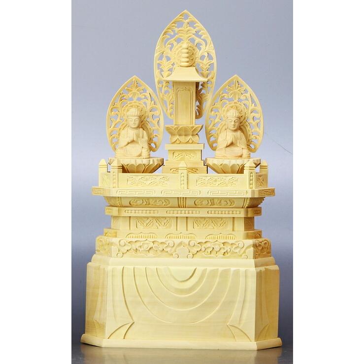 三宝尊 日蓮宗 仏像 木彫