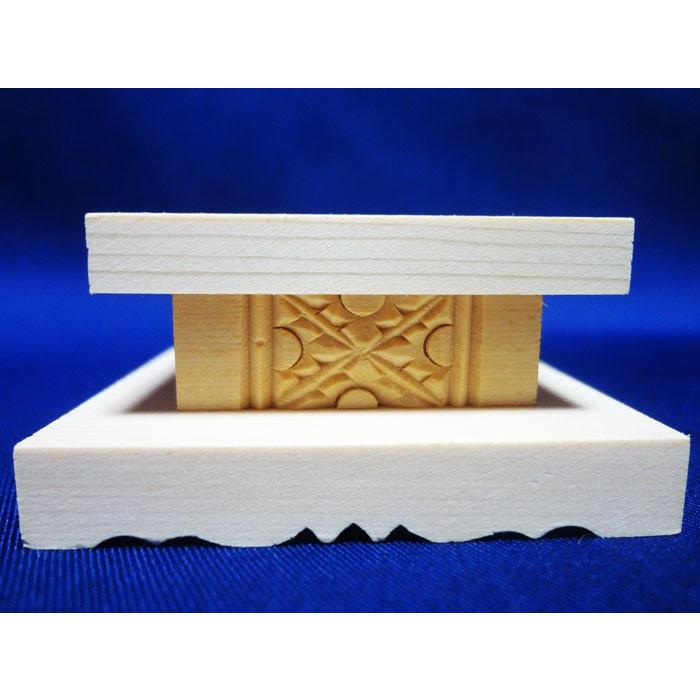 恵比寿 大黒天 台付 2.5寸 仏具セット 白木 【Safaristore】
