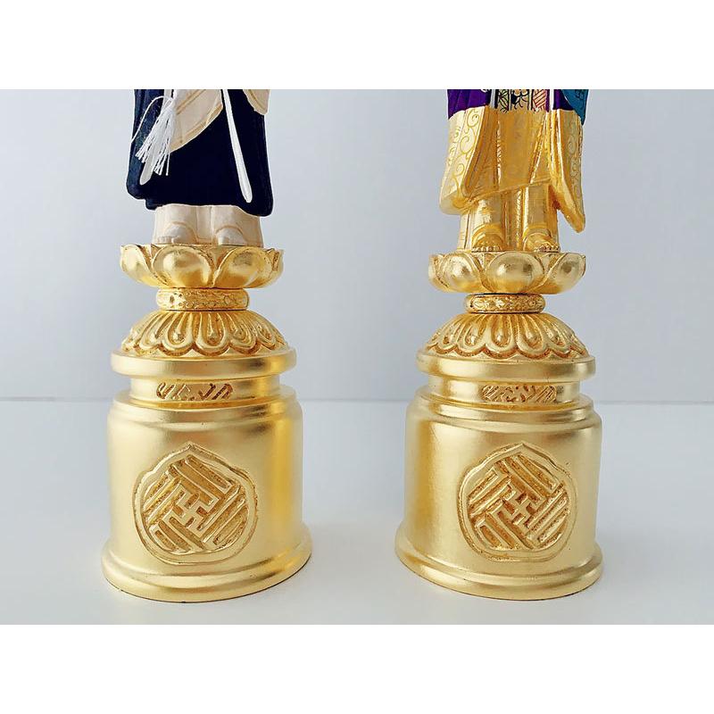 法然上人 善導大師 両大師 彩色 4.0寸 仏具 浄土宗 【クァンイン】