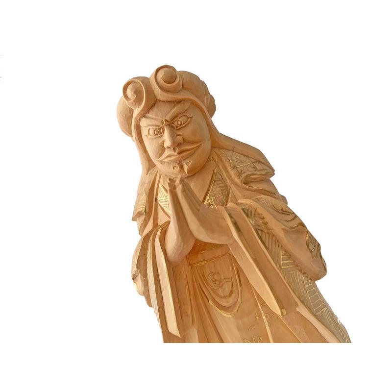 【月末セール・新品】 中山鬼子母神　金泥　顔書き　上彫　柘植　総高さ約8.5㎝ 51VTYT63xQL._AC_UL210_SR210,