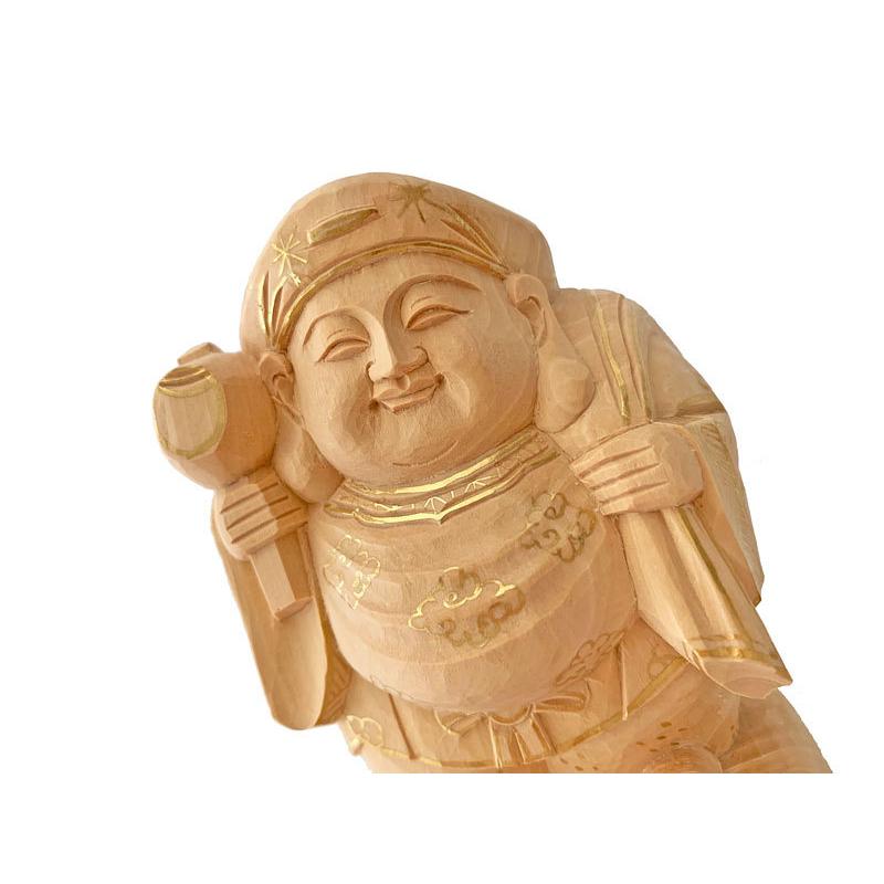 荼枳尼天！？ 彩色 荼枳尼天尊像 神像 仏像 呉剣清 楠 淡彩色 金彩仕上げ『