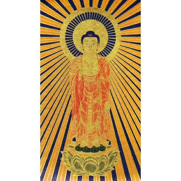 掛軸 掛け軸 仏具 浄土真宗本願寺派 西 西阿弥陀 20代 ご本尊 雲 鳳凰