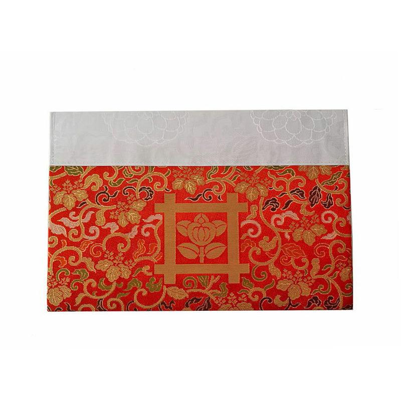 日蓮宗 仏具 角打敷 金襴錦地 日蓮宗紋 刺繍 赤 100代 : 仏壇職人 関