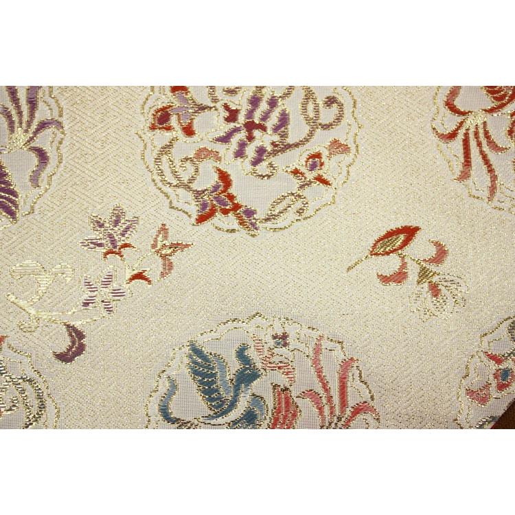 仏具 三角打敷 金襴錦地 西陳織 正絹金紗 鳳凰 30代 : 仏壇職人 関工作