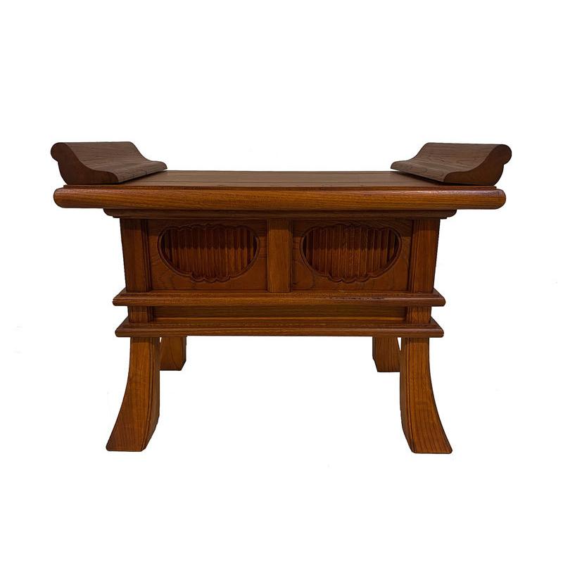 仏具 寺院用 各宗派 机 中京型経机 摺漆 1尺6寸 日本欅製 経机 : 仏壇