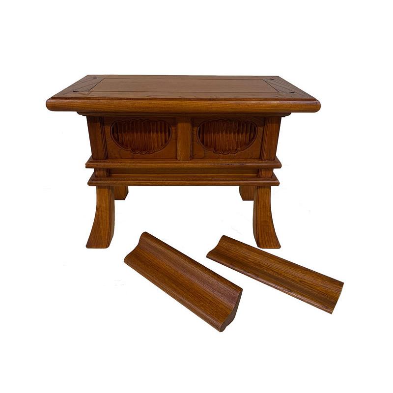 仏具 寺院用 各宗派 机 中京型経机 摺漆 1尺6寸 日本欅製 経机 : 仏壇