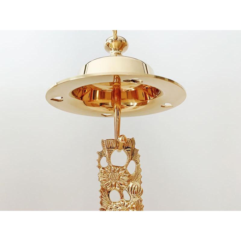 輪灯 仏具 盛菊輪灯 3.0寸 1対 浄土真宗本願寺派 西 : 仏壇職人 関工作