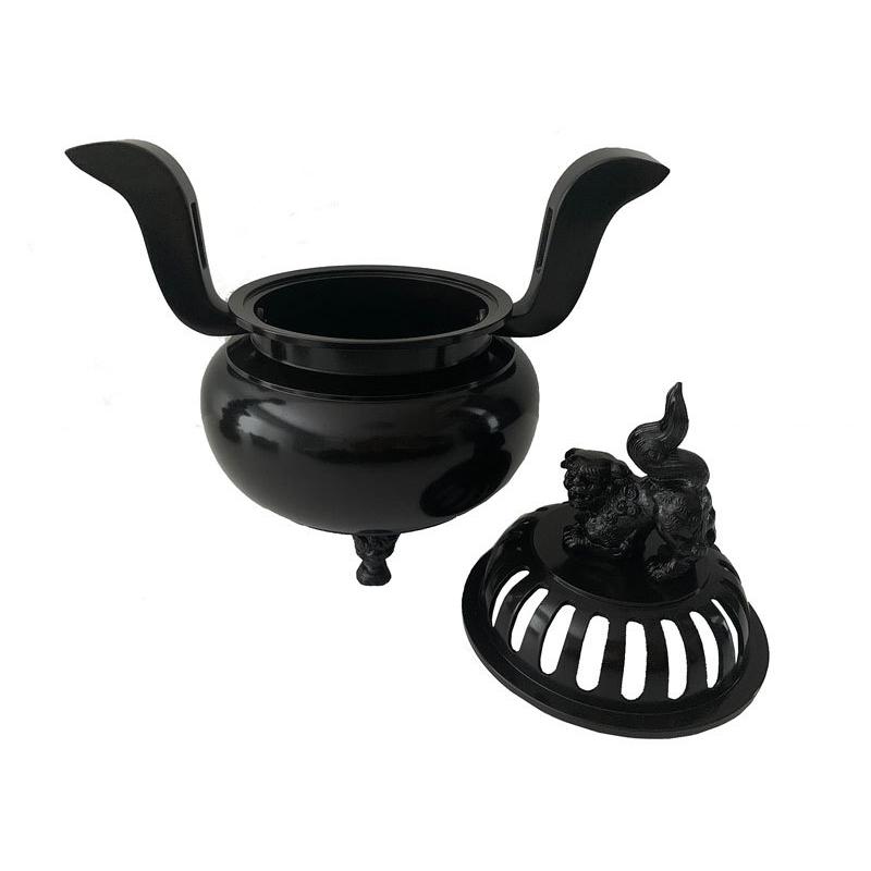 仏具 寺院用 中口五具足 京色 獅子掛 7.0寸 仏具セット : 仏壇職人 関