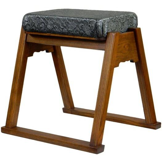 仏具 寺院用 本堂用椅子 木製 ケヤキ色