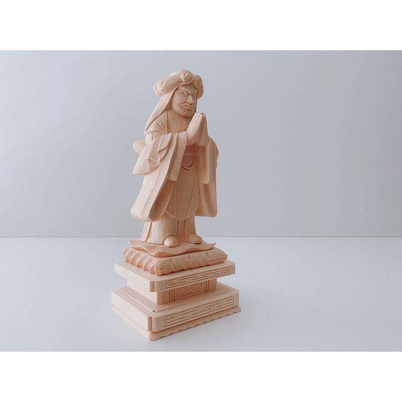 中山鬼子母神 日蓮宗 総白木 6.0寸 仏具 【大聖】 木彫
