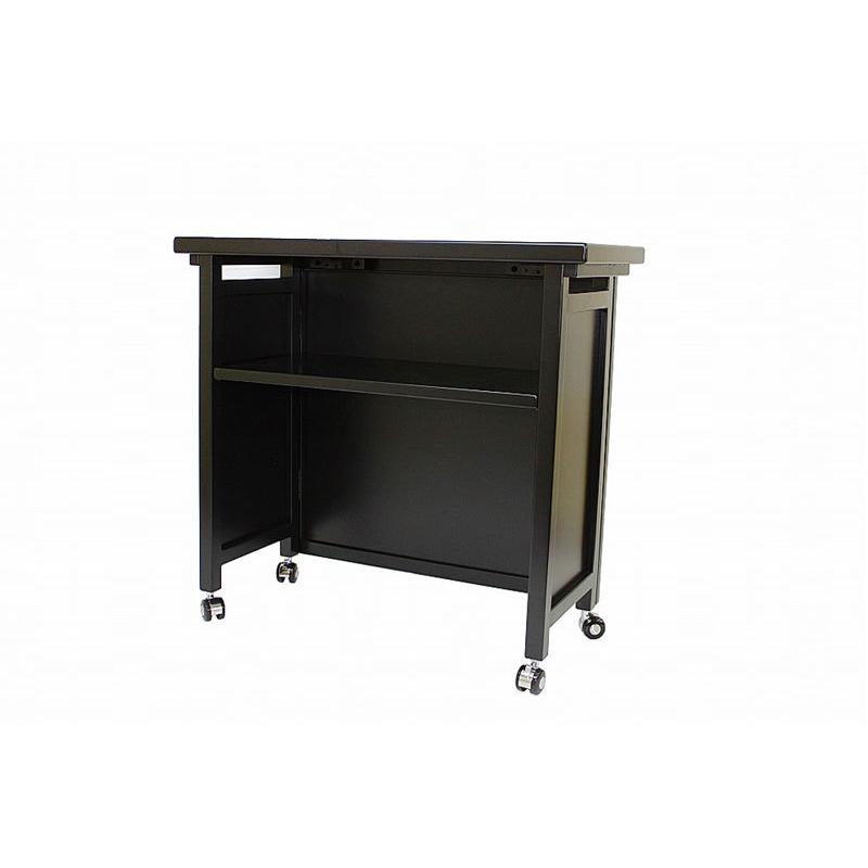 【寺院仏具】経机 楽天市場】【寺院用仏具】組立式背高経机 棚付（焼香机） 黒塗 2